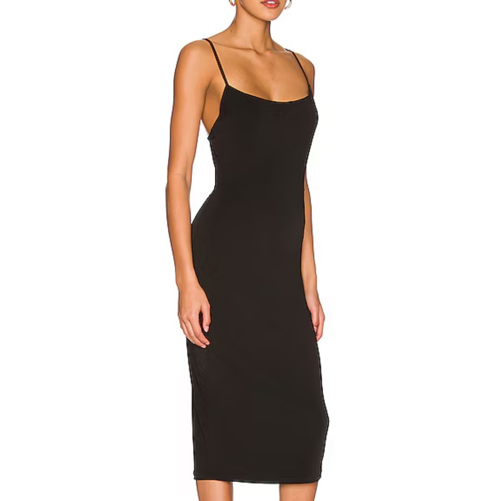 Sabrina Midi Dress in Black